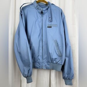 Vintage Members Only Jacket Size 42 Blue Bomber 80s 90s Classic
